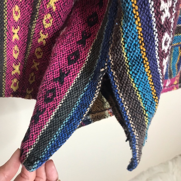 Boho Colorful Baja Hoodie - Picture 3 of 4